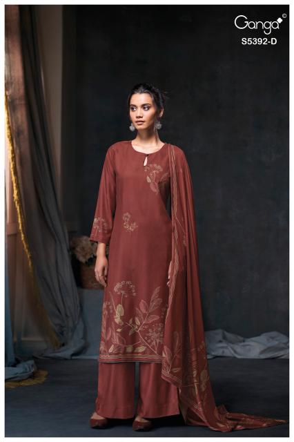 Ganga jovela 5392 branded dress materials wholesale in chennai